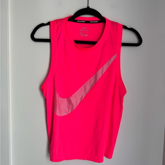 Nike running neon pink tank - Picture 1 of 4